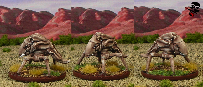 Warrior bugs from Khurasan Miniatures painted by Neldoreth - An Hour of Wolves & Shattered Shields