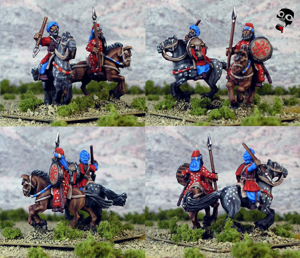 Al-Andalus Andalusian Army in 15mm Light Horse unit for DBA from Old Glory 15s painted by Neldoreth - An Hour of Wolves & Shattered Shields