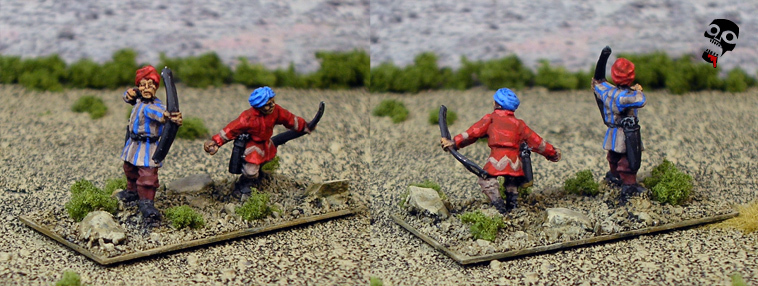 Al-Andalus Andalusian Army in 15mm psiloi skirmishers unit for DBA from Old Glory 15s painted by Neldoreth - An Hour of Wolves & Shattered Shields
