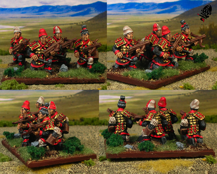 Chinese Warring States crossbowmen from Renegade Miniatures painted by Neldoreth - An Hour of Wolves & Shattered Shields
