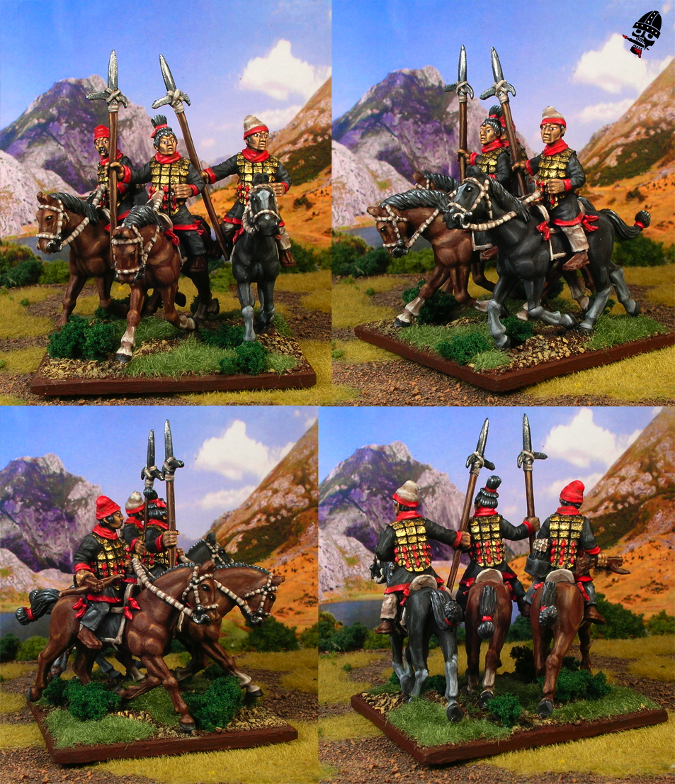 Chinese Warring States cavalry from Renegade Miniatures painted by Neldoreth - An Hour of Wolves & Shattered Shields