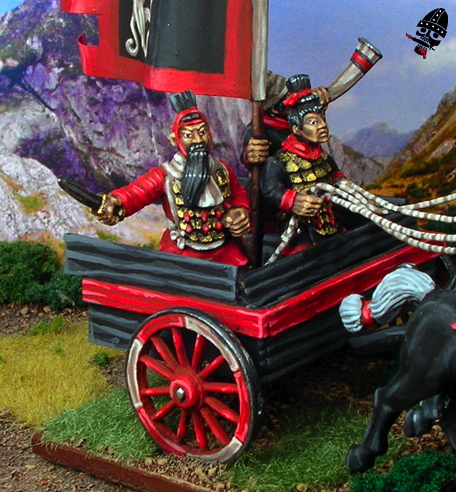 Chinese Warring States chariot general from Renegade Miniatures painted by Neldoreth - An Hour of Wolves & Shattered Shields