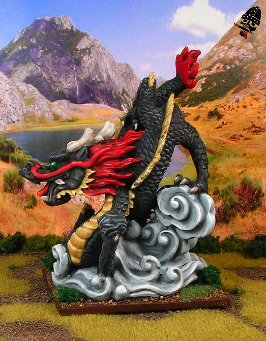 Chinese Warring States mythical Chinese dragon from Uknown Chinatown Gift Shop figure painted by Neldoreth - An Hour of Wolves & Shattered Shields