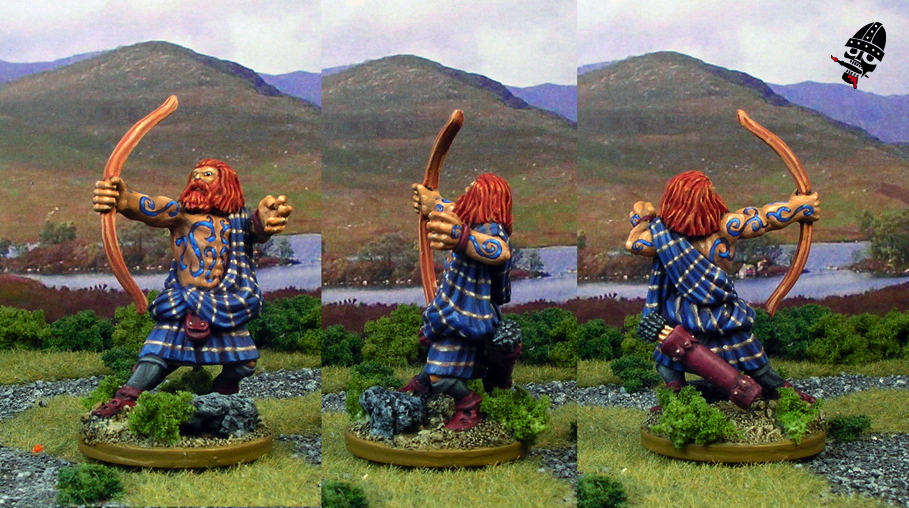 Highland Archer from Reaper Miniatures painted by Neldoreth - An Hour of Wolves & Shattered Shields