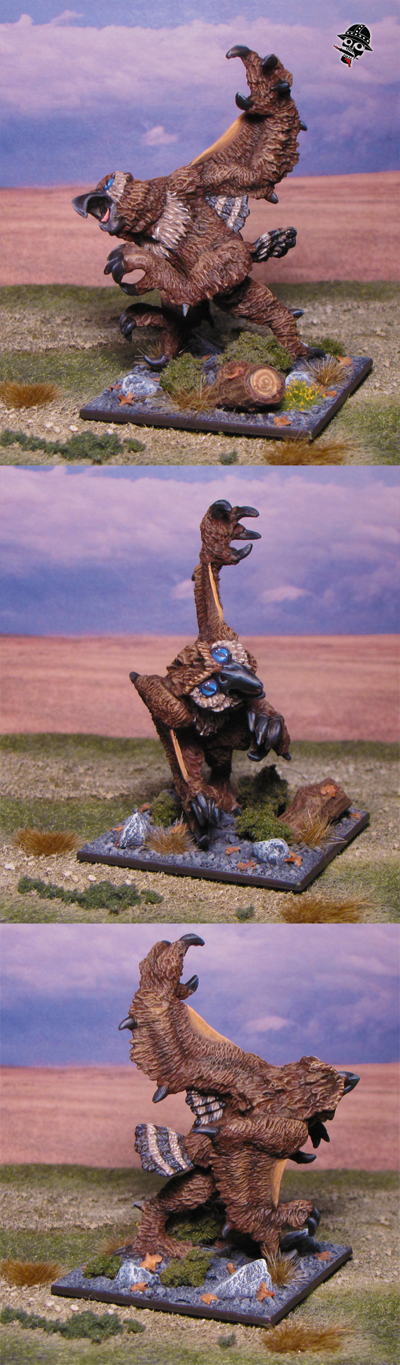 Owlbear from Reaper Miniatures painted by Neldoreth - An Hour of Wolves & Shattered Shields