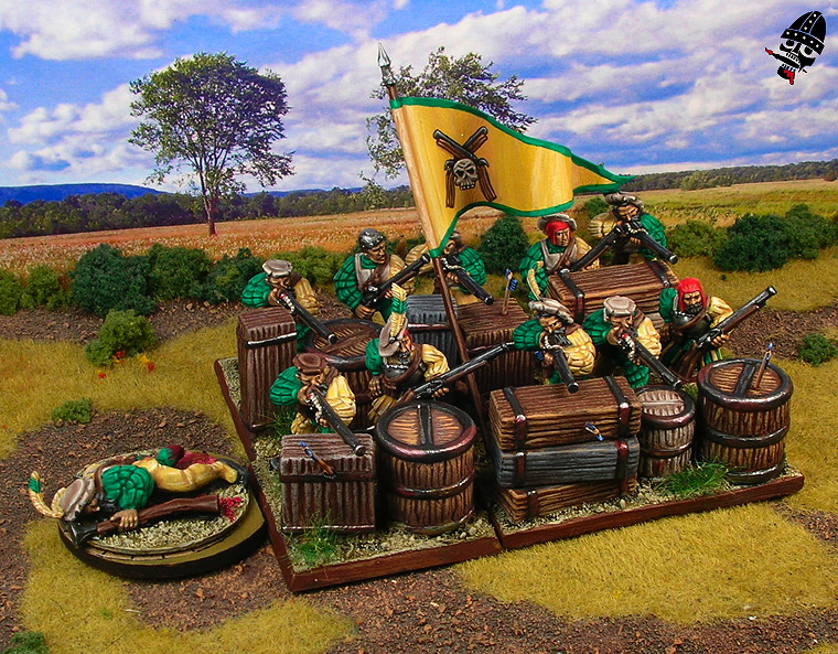 The Empire handgunners from Games Workshop painted by Neldoreth - An Hour of Wolves & Shattered Shields