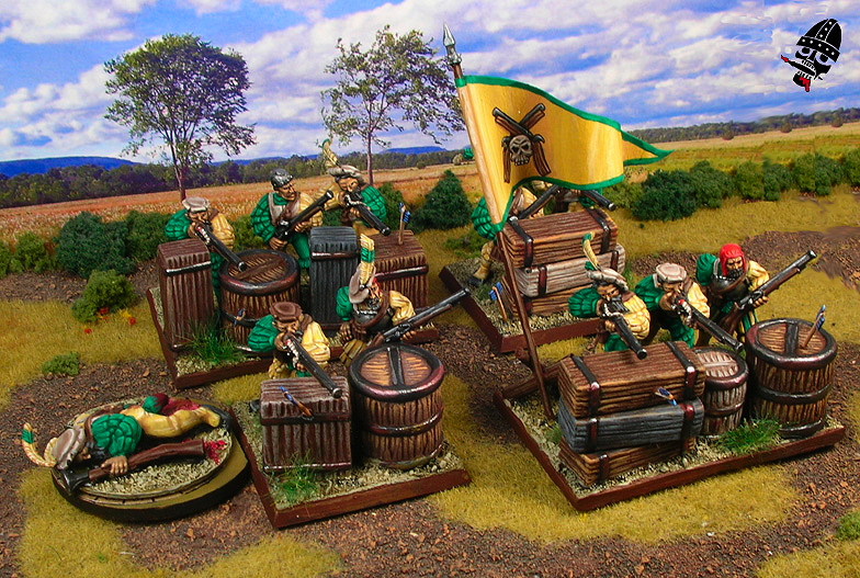 The Empire handgunners from Games Workshop painted by Neldoreth - An Hour of Wolves & Shattered Shields