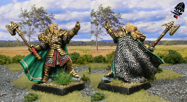 The Empire hero Lord Valten from Games Workshop painted by Neldoreth - An Hour of Wolves & Shattered Shields