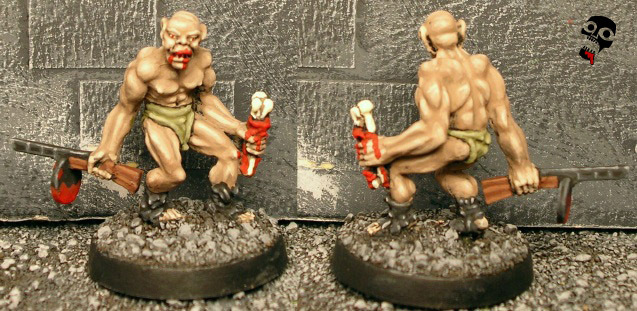 Weird War II Soviet ghoul from Harlequin Miniatures painted by Neldoreth - An Hour of Wolves & Shattered Shields