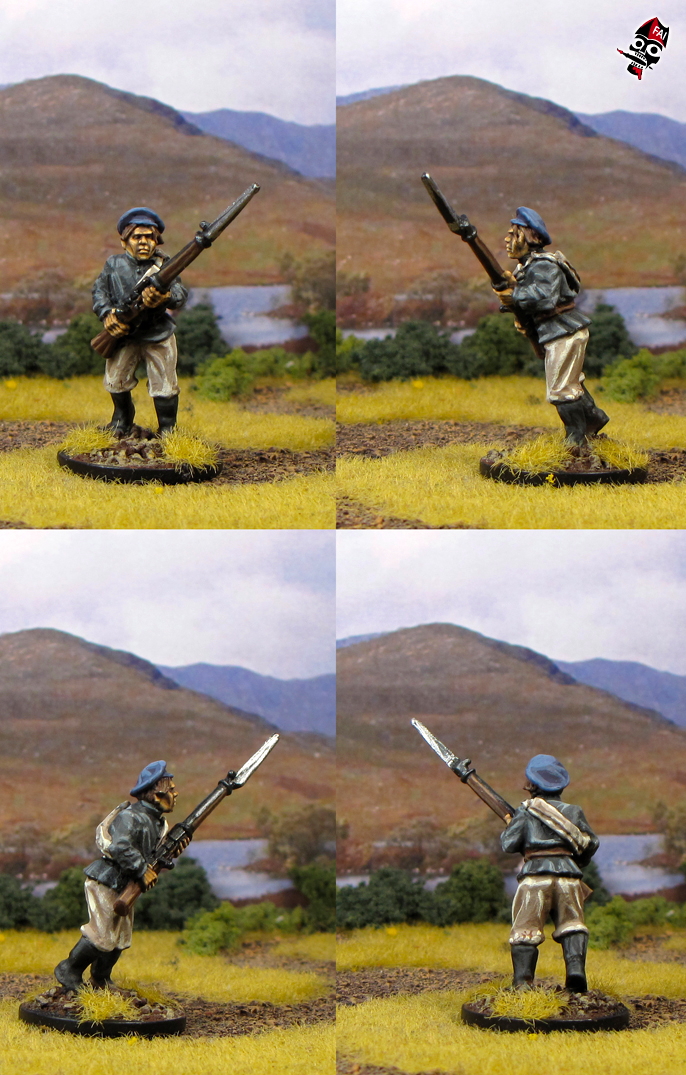 Russian Civil War Anarchists from Copplestone Castings painted by Neldoreth - An Hour of Wolves & Shattered Shields