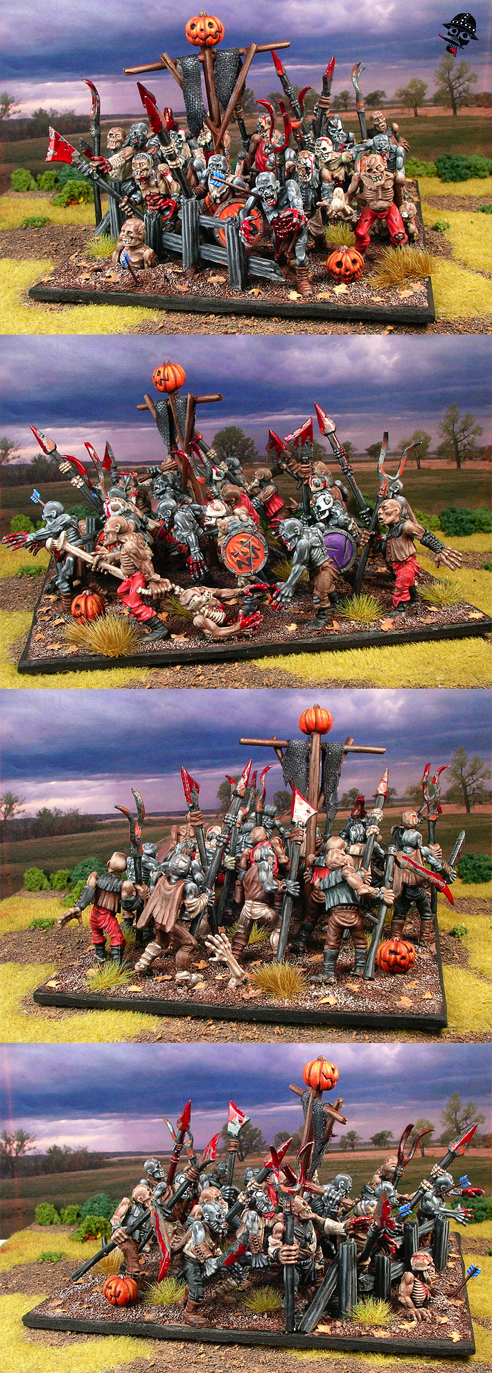 Undead Zombies from Games Workshop painted by Neldoreth - An Hour of Wolves & Shattered Shields