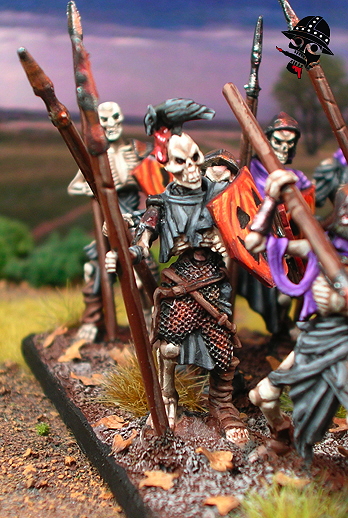 Undead Skeletons from Mantic Miniatures painted by Neldoreth - An Hour of Wolves & Shattered Shields