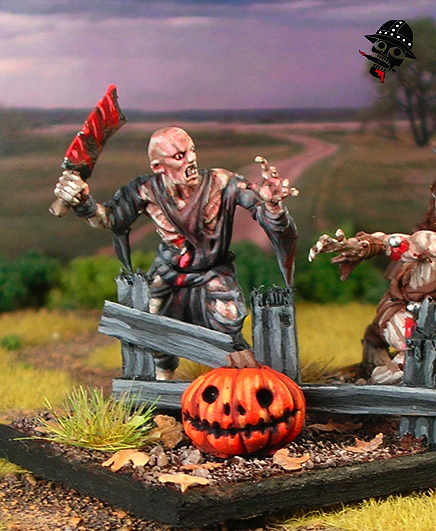 Undead Ghouls from Mantic Miniatures painted by Neldoreth - An Hour of Wolves & Shattered Shields