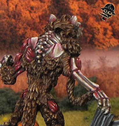 Zombie Werewolf from Reaper Miniatures painted by Neldoreth - An Hour of Wolves & Shattered Shields