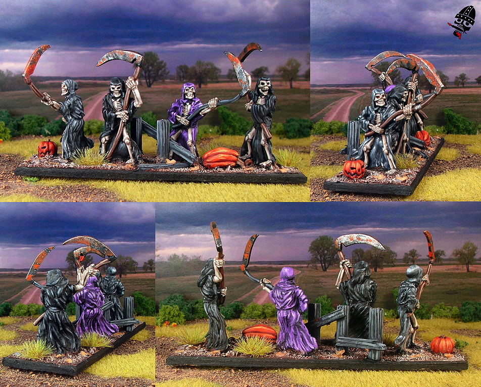 Undead wraith unit from ?? If you know please contact me! ?? painted by Neldoreth - An Hour of Wolves & Shattered Shields
