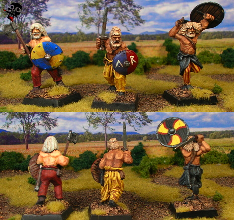 Viking berzerkers from Old Glory and Gripping Beast painted by Neldoreth - An Hour of Wolves & Shattered Shields Viking berzerkers from Old Glory and Gripping Beast painted by Neldoreth - An Hour of Wolves & Shattered Shields