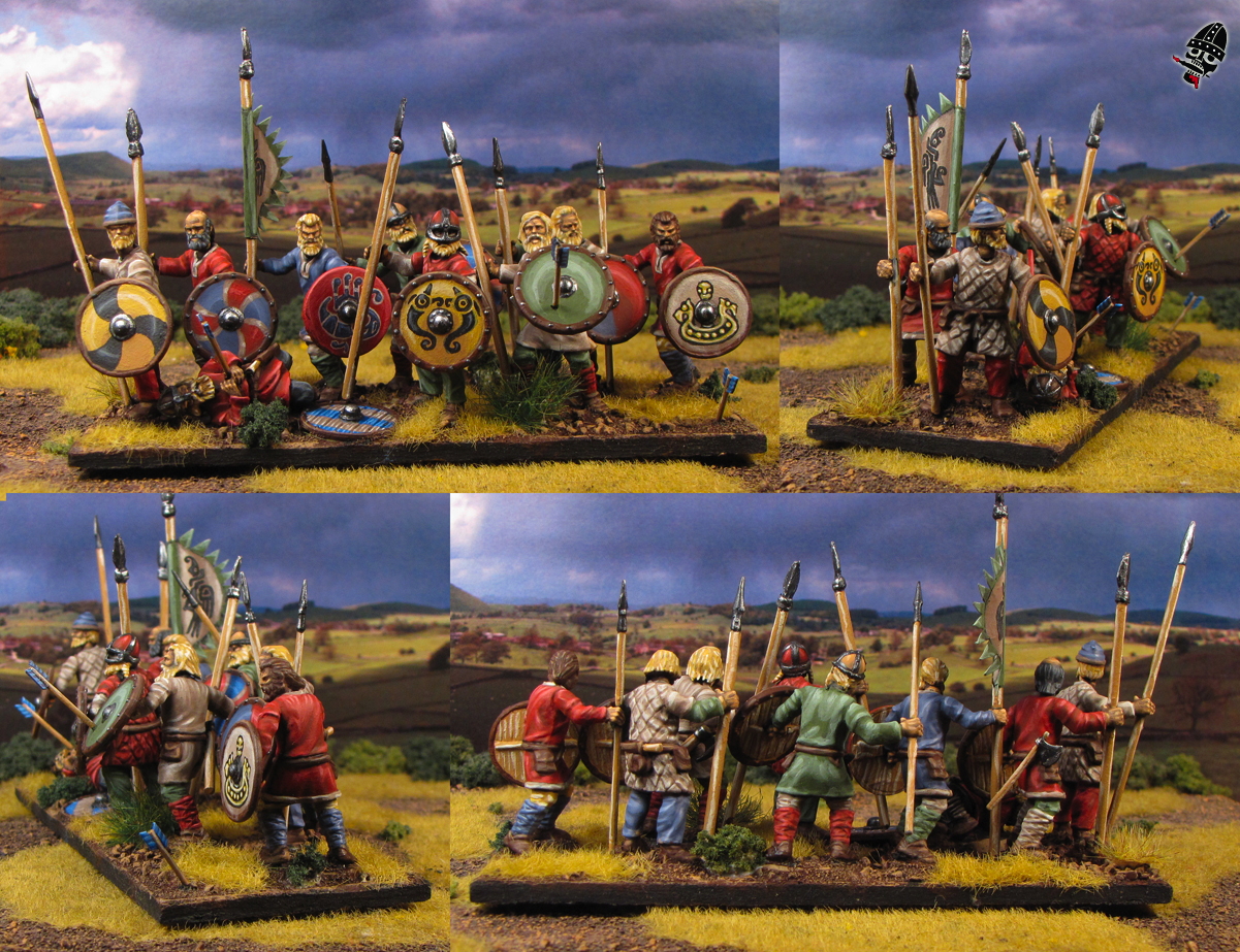 Viking bondi from Wargames Factory painted by Neldoreth - An Hour of Wolves & Shattered Shields