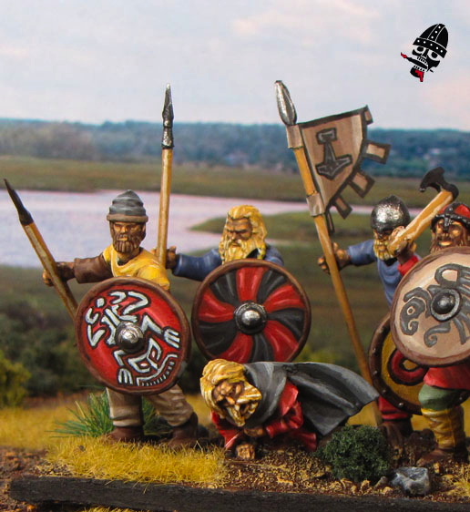 Viking bondi from Wargames Factory painted by Neldoreth - An Hour of Wolves & Shattered Shields Viking bondi from Wargames Factory painted by Neldoreth - An Hour of Wolves & Shattered Shields