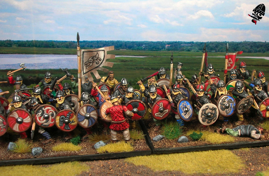 Swedish Vikings from Gripping Beast painted by Neldoreth - An Hour of Wolves & Shattered Shields Swedish Vikings from Gripping Beast painted by Neldoreth - An Hour of Wolves & Shattered Shields