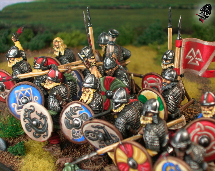 Swedish Vikings from Gripping Beast painted by Neldoreth - An Hour of Wolves & Shattered Shields Swedish Vikings from Gripping Beast painted by Neldoreth - An Hour of Wolves & Shattered Shields