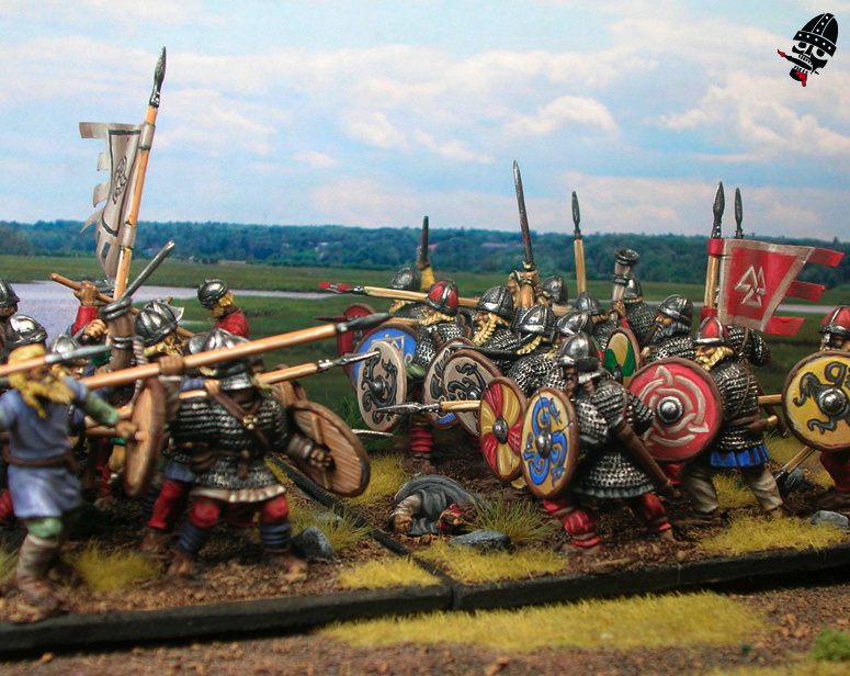 Swedish Vikings from Gripping Beast painted by Neldoreth - An Hour of Wolves & Shattered Shields Swedish Vikings from Gripping Beast painted by Neldoreth - An Hour of Wolves & Shattered Shields