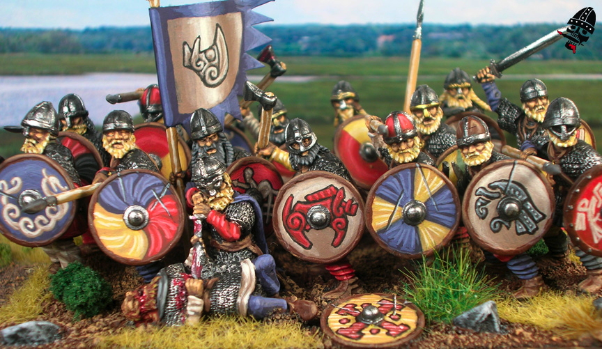 Swedish Vikings from Gripping Beast painted by Neldoreth - An Hour of Wolves & Shattered Shields Swedish Vikings from Gripping Beast painted by Neldoreth - An Hour of Wolves & Shattered Shields
