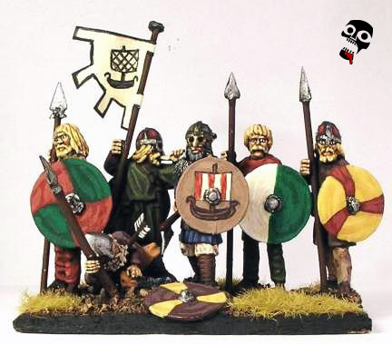 Viking warriors from Old Glory, Gripping Beast painted by Neldoreth - An Hour of Wolves & Shattered Shields Viking warriors from Old Glory, Gripping Beast painted by Neldoreth - An Hour of Wolves & Shattered Shields