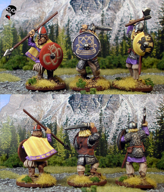 Swedish Vikings from Old Glory, Gripping Beast painted by Neldoreth - An Hour of Wolves & Shattered Shields Swedish Vikings from Old Glory, Gripping Beast painted by Neldoreth - An Hour of Wolves & Shattered Shields