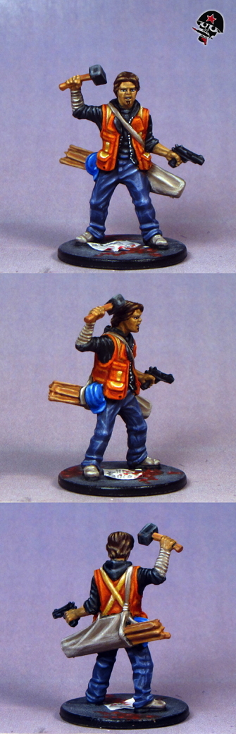 Derek, Zombicide survivor from Cool Mini or Not painted by Neldoreth - An Hour of Wolves & Shattered Shields