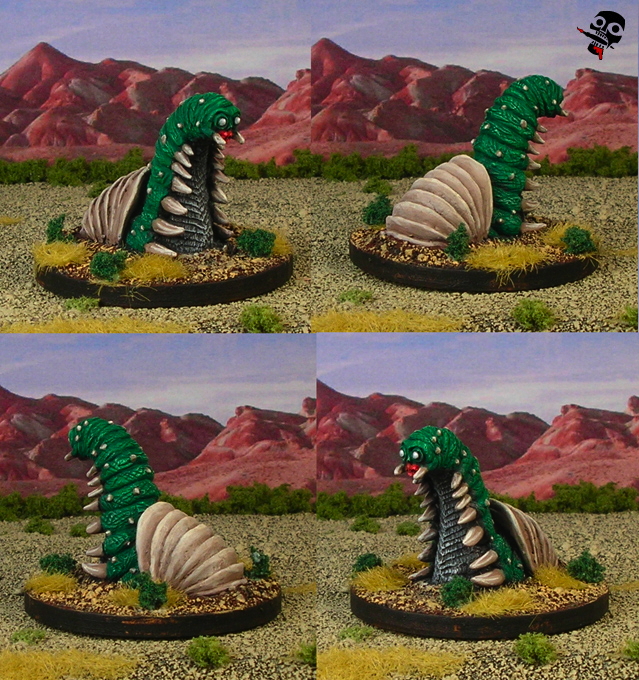 The monster that challenged the earth from Khurasan Miniatures painted by Neldoreth - An Hour of Wolves & Shattered Shields