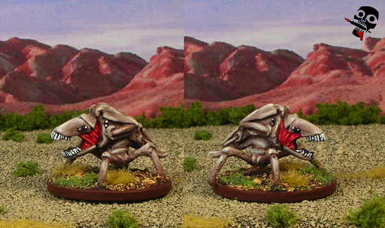 Warrior bugs from Khurasan Miniatures painted by Neldoreth - An Hour of Wolves & Shattered Shields