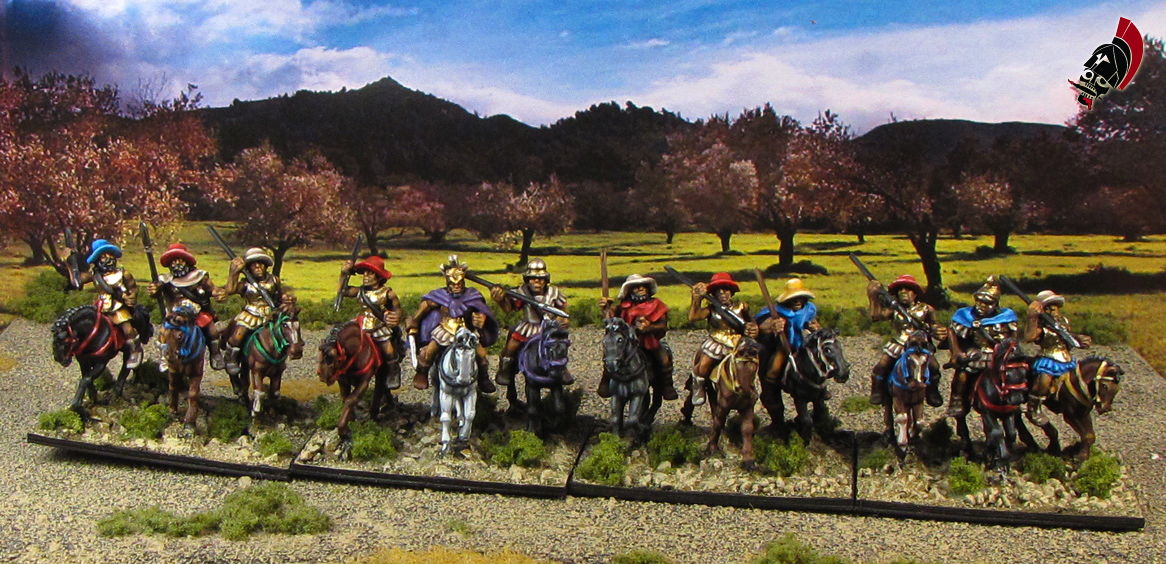 15mm Ancient Greek cavalry from Xyston Miniatures painted by Neldoreth - An Hour of Wolves & Shattered Shields