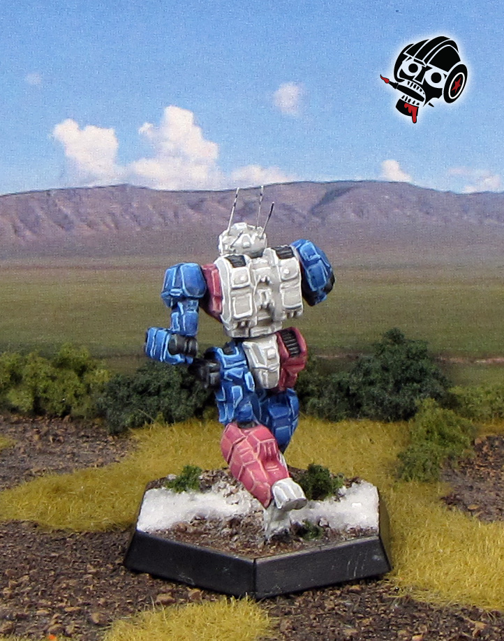 Battletech Wasp in Transgender Allyship Colours from Catalyst Games Lab painted by Neldoreth - An Hour of Wolves & Shattered Shields