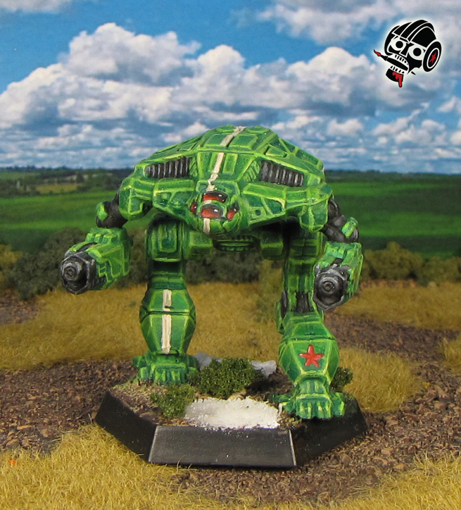 Battletech Alpha Strike Pouncer Clan Battle Mech from Catalyst Games Lab painted by Neldoreth - An Hour of Wolves & Shattered Shields Battletech Alpha Strike Pouncer Clan Battle Mech from Catalyst Games Lab painted by Neldoreth - An Hour of Wolves & Shattered Shields