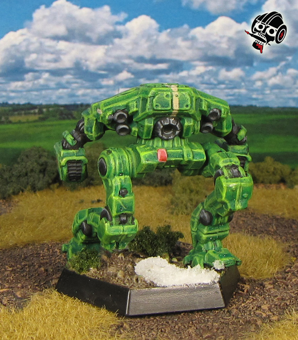 Battletech Alpha Strike Pouncer Clan Battle Mech from Catalyst Games Lab painted by Neldoreth - An Hour of Wolves & Shattered Shields Battletech Alpha Strike Pouncer Clan Battle Mech from Catalyst Games Lab painted by Neldoreth - An Hour of Wolves & Shattered Shields