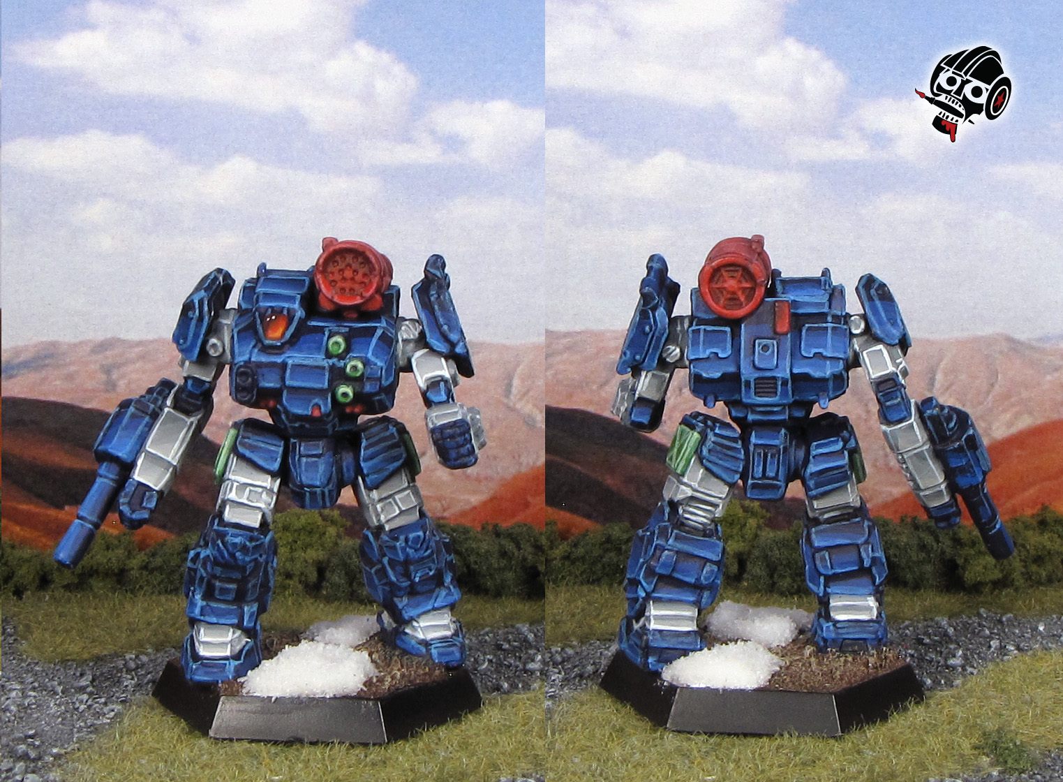 Battletech Thunderbolt Dougram Iron Foot Ironfoot from Catalyst Game Labs painted by Neldoreth - An Hour of Wolves & Shattered Shields