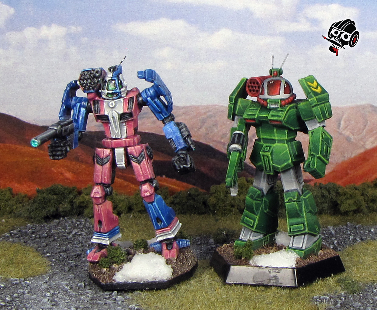 Battletech Griffin with Dougram Roundfacer from Catalyst Game Labs painted by Neldoreth - An Hour of Wolves & Shattered Shields