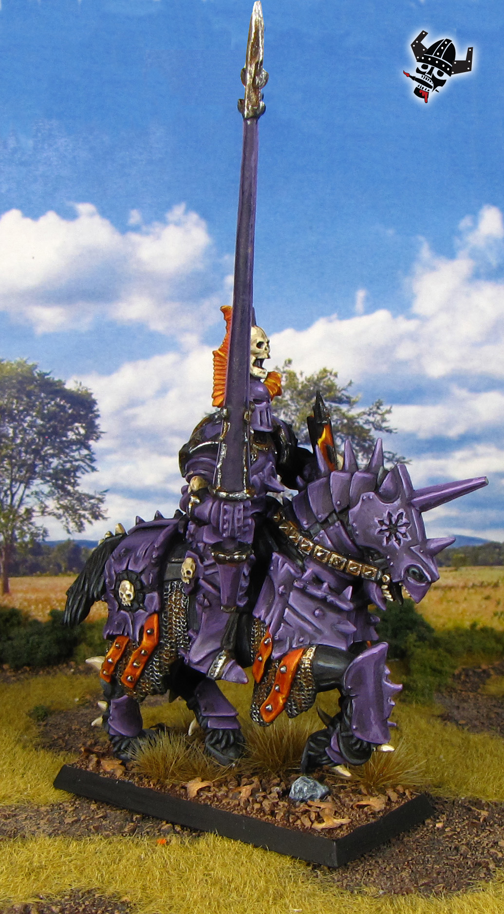 Chaos Warrios Knights Warhammer from Milton Bradley and Games Workshop painted by Neldoreth - An Hour of Wolves & Shattered Shields Chaos Warrios Knights Warhammer from Milton Bradley and Games Workshop painted by Neldoreth - An Hour of Wolves & Shattered Shields