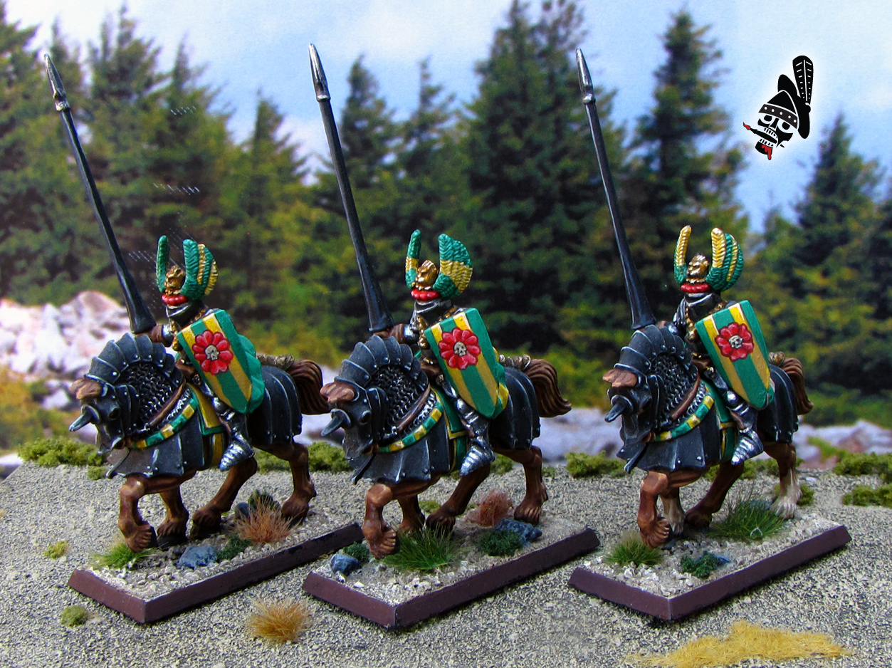 The Empire Knights Battle Masters Warhammer ready for battle! from Games Workshop painted by Neldoreth - An Hour of Wolves & Shattered Shields The Empire Knights Battle Masters Warhammer ready for battle! from Games Workshop painted by Neldoreth - An Hour of Wolves & Shattered Shields