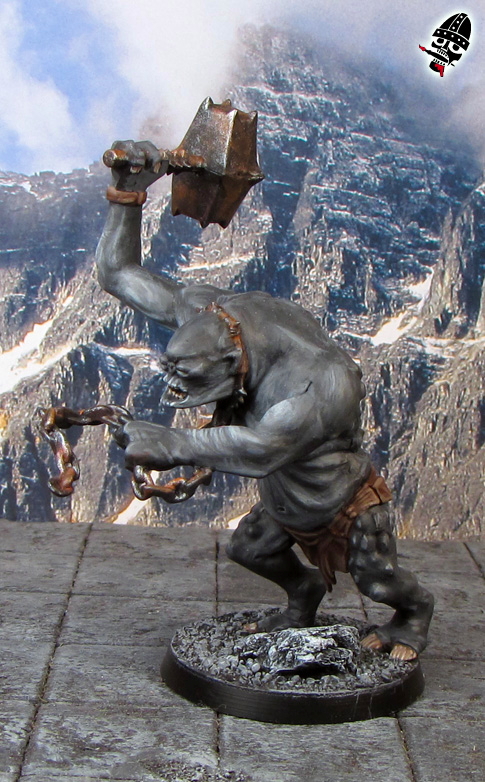 Plastic Cave Troll from Games Workshop painted by Neldoreth - An Hour of Wolves & Shattered Shields