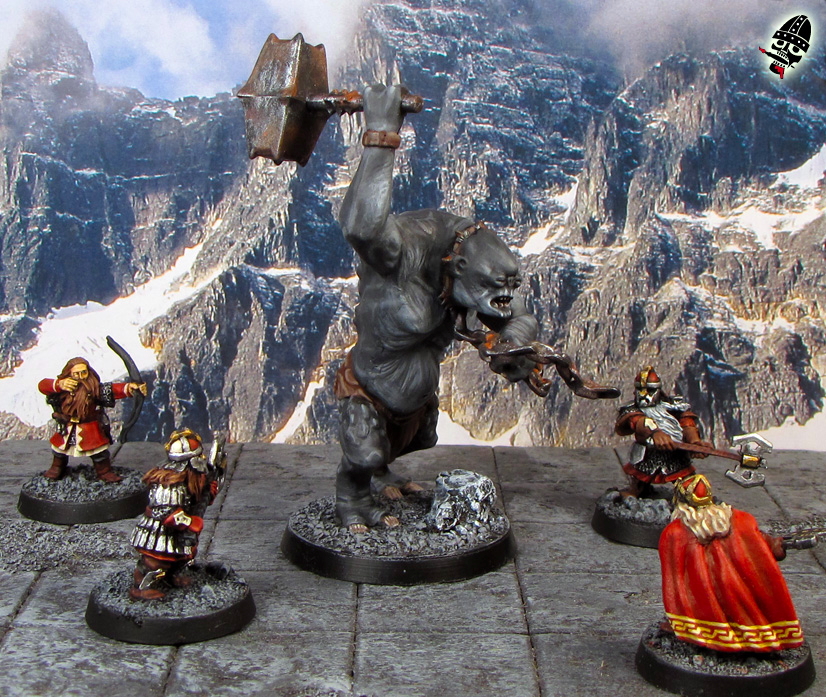 Plastic Cave Troll from Games Workshop painted by Neldoreth - An Hour of Wolves & Shattered Shields