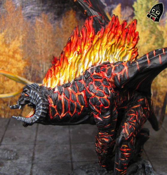 The Balrog of Morgoth side close up shot. from Games Workshop painted by Neldoreth - An Hour of Wolves & Shattered Shields