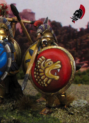 Ancient Greek from Immortal Miniatures painted by Neldoreth - An Hour of Wolves & Shattered Shields