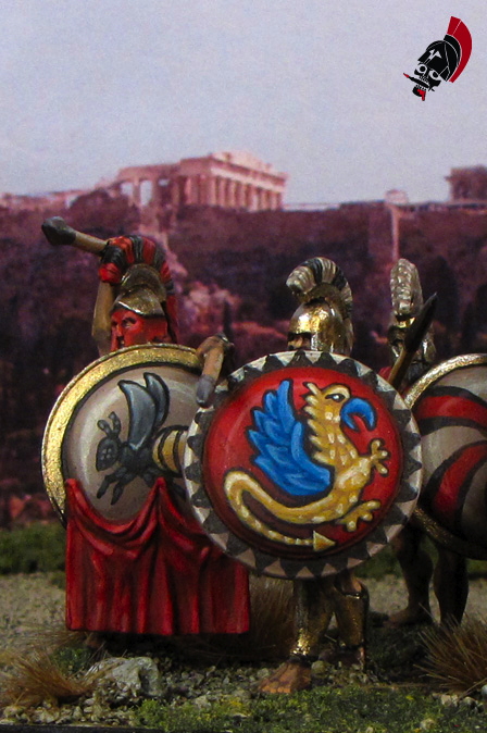 Ancient Greek from Immortal Miniatures painted by Neldoreth - An Hour of Wolves & Shattered Shields