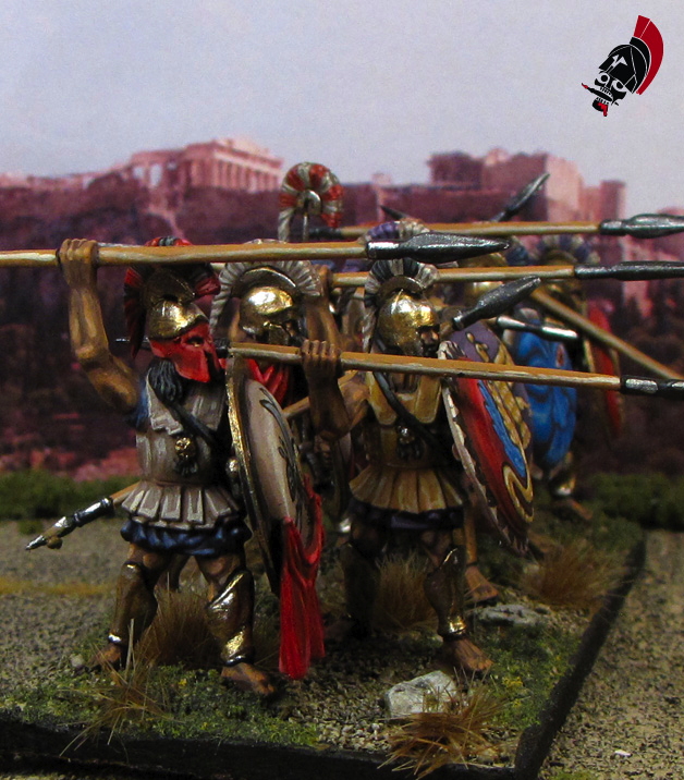 Ancient Greek from Immortal Miniatures painted by Neldoreth - An Hour of Wolves & Shattered Shields