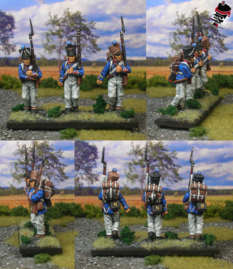 French Line or Light Infantry from Perry Miniatures painted by Neldoreth - An Hour of Wolves & Shattered Shields
