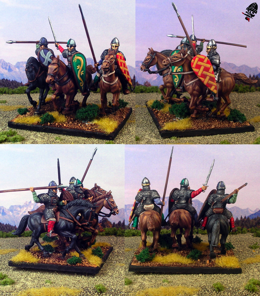 Early Medieval Normans and Franks from Conquest Games painted by Neldoreth - An Hour of Wolves & Shattered Shields