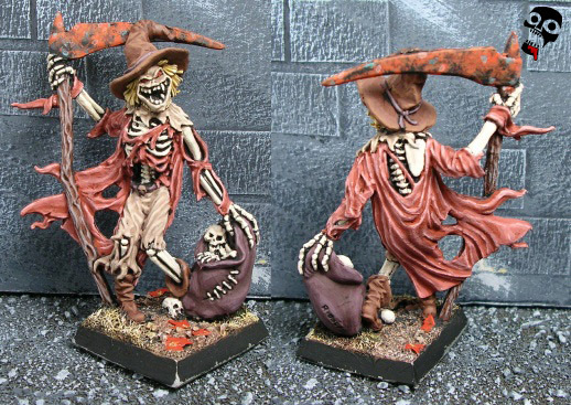 Guantfield scarecrow from Reaper Miniatures painted by Neldoreth - An Hour of Wolves & Shattered Shields