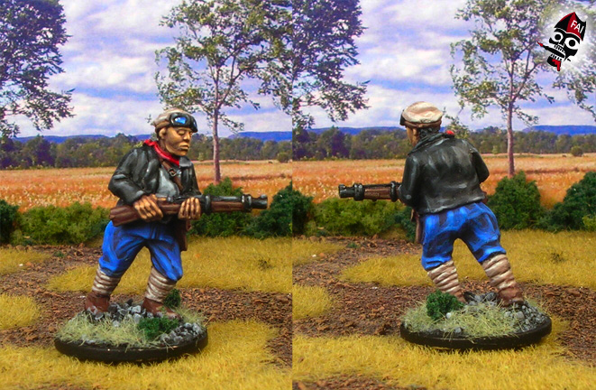 Spanish Civil War Anarchists from North Star Figures painted by Neldoreth - An Hour of Wolves & Shattered Shields