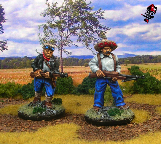 Spanish Civil War Anarchists from North Star Figures painted by Neldoreth - An Hour of Wolves & Shattered Shields